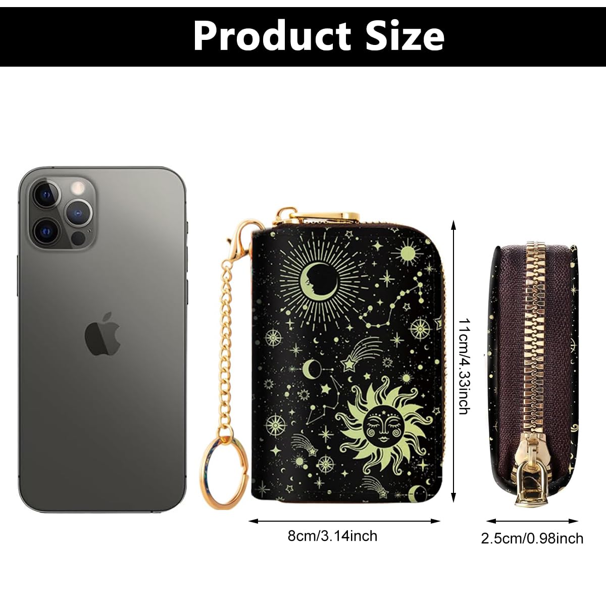 PALAY Credit Card Holder Wallet for Women with 12 Slots and Dual Cash Compartments | PU Leather 11×8×2.5 cm Design