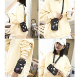 PALAY Small Cross Body Bag with 3 Layer Design and Headphone Port for Girls and Women