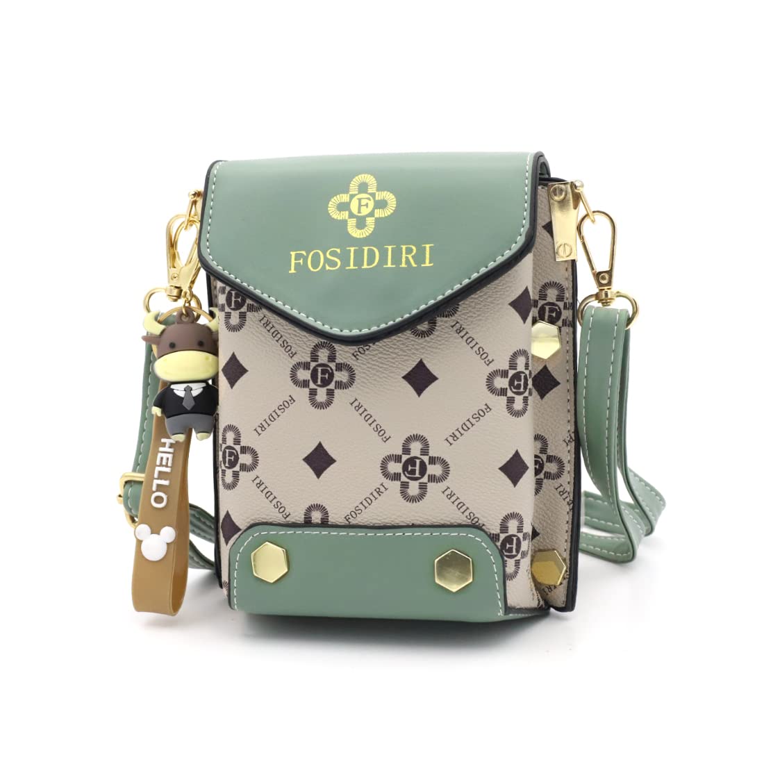 PALAY Sling Bag for Women with Magnetic Button Closure and 18×14×10cm Design | Black PU Crossbody Pouch