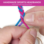 PALAY Hair Ties for Women with Dual End Ring Design and Triple Color Weave | Tangle Free Elastic Bands for Sports