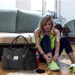 PALAY Gym Bag for Travel and Sports with 65L Capacity featuring Waterproof 300D Oxford | Ideal for Men and Women