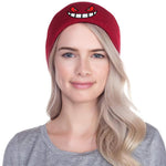 PALAY Winter Beanie Hat for Men and Women featuring Demon Emoji Design and Red Knit | Cozy Holiday Gift
