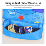 PALAY Swimming Bag for Kids with Drawstring Design and Wet Dry Zone 34×10×37 cm Blue