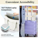 PALAY Fashion Tote Bag for Women with 15.6 in Laptop Compartment and Quilted Design | Soft Puffy Polyester Shoulder Handbag 13.8x6.3x19.3 in