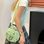 PALAY Sling Bag for Women with Dual Zipper Design and Adjustable Strap 18x6x18cm Nylon | Compact Crossbody for Daily Use