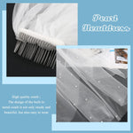 PALAY Pearl Bridal Veil for Wedding with Metal Comb and Lace Detail 100cm White | Elegant Bride Accessory