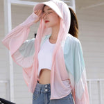 PALAY Sun Protection Hoodie for Women with UPF 50+ UV Block Fabric | Quick Dry Pink Jacket