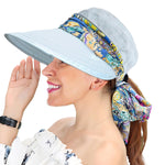 PALAY® UPF 50+ Sun Hats for Women Men Summer Grey