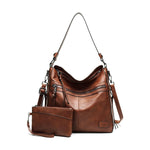 PALAY Handbags for Women with 2 in 1 Tote and Shoulder Strap in Black | PU Leather Office Purse