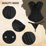 PALAY Corset Tops for Women featuring Lace Up Design and Supportive Boning | 3XL Bustier