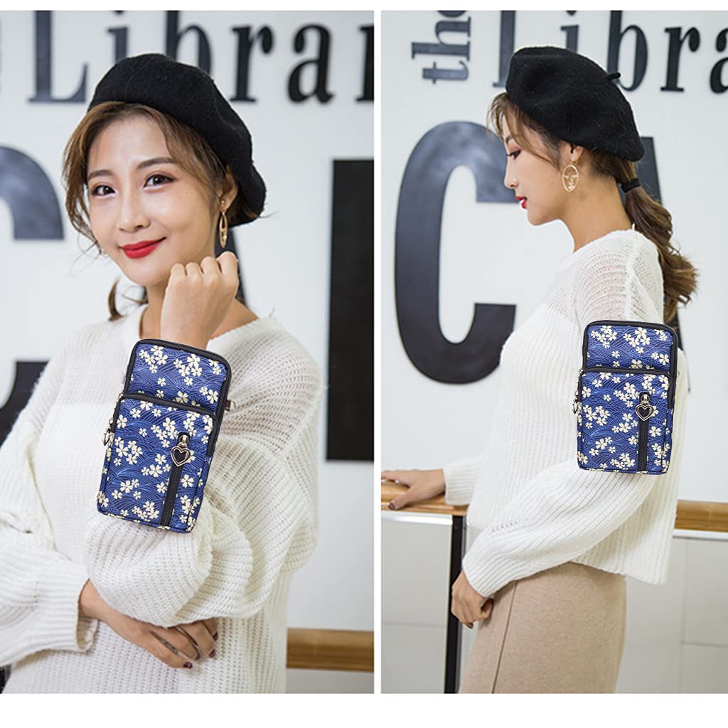 PALAY Phone Crossbody Bag for Women with 3 Layer Design and Waterproof Nylon Fabric | 19×10×6 cm Sling Purse