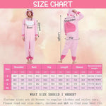 PALAY® Sleeping Pajamas for Teens & Adults Cute Stitch Flannel Sleeping Pajamas Stitch Cosplay Hoodie Pajamas Sleeping Pajamas Soft Plush Sleeping Pajamas for Sleepovers Pajamas Party, L, Pink