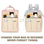 PALAY Bag Organizer Insert for Backpacks with Multi-Divider Design 24x12x30cm Felt Liner