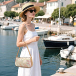 PALAY Shoulder Bag for Women with Beaded Floral Sequin Design 28x6x15cm | Elegant Evening Handbag