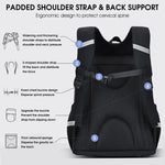 PALAY School Backpack for Kids with Night Reflection and Multi Pocket Design | Comfortable Padded Support