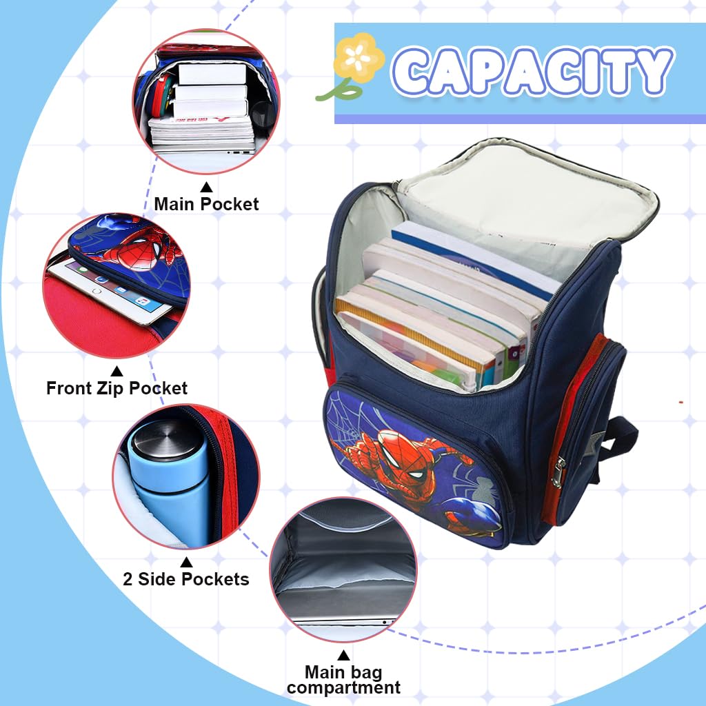 PALAY School Backpack for Kids 30x16x40cm with Ergonomic Shoulder Support and Waterproof Oxford Cloth | Ideal for Boys and Girls Aged 7–12