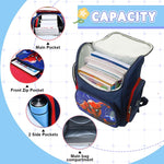 PALAY School Backpack for Kids 30x16x40cm with Ergonomic Shoulder Support and Waterproof Oxford Cloth | Ideal for Boys and Girls Aged 7–12