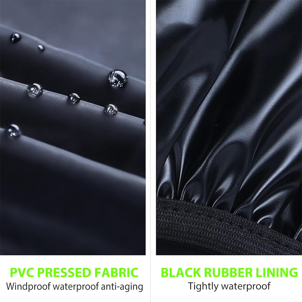 PALAY Waterproof Shoe Covers for Outdoor Activities with Zip-up Calf-length Design | 3 Pack PVC Anti-skid Sole