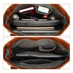 PALAY® Women Tote Bag Fashion PU Leather Handbag Shoulder Bag with Removable Shoulder Strap Large Tote Bag Shoulder Bag Vintage Brown PU Leather Tote Bag for Women