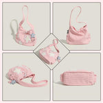 PALAY Shoulder Bag for Women with Adjustable Strap and 38x30x12cm Space | Corduroy Crossbody Style