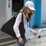 PALAY Women Gym Bag for Travel and Fitness with Shoes Compartment 49x21x25cm Oxford Waterproof Black