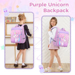 PALAY Unicorn Backpack for Kids featuring 31×21×41 cm Large Capacity EVA Waterproof Design | Ideal School Gift for Girls