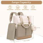 PALAY Diaper Bag Backpack for Travel with Waterproof Changing Pad and Multi Compartments | Comfortable Padded Straps for Mothers