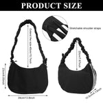 PALAY Crossbody Bags for Daily Use with Dual Zipper Design 35x12x22cm | Soft Nylon