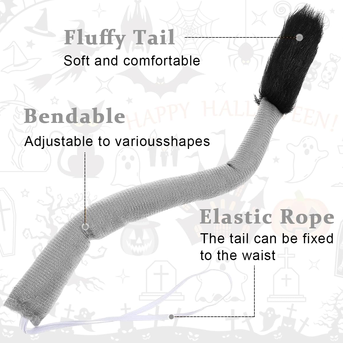 PALAY Animal Tutu Skirt Costume Set for Kids with Cow Ears Tail and Bow Tie | Halloween Dress‑Up