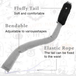 PALAY Animal Tutu Skirt Costume Set for Kids with Cow Ears Tail and Bow Tie | Halloween Dress‑Up