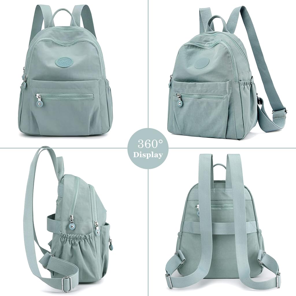 PALAY Womens Backpack for Travel and School with Antitheft Design and Trolley Sleeve | Waterproof Nylon 2 PCS Set