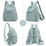 PALAY Womens Backpack for Travel and School with Antitheft Design and Trolley Sleeve | Waterproof Nylon 2 PCS Set