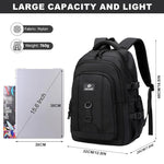 PALAY Backpack for School and Travel with 16 inch Laptop Compartment and Padded Straps | Black