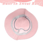 PALAY Bucket Hat for Women with 22–22.8 in Adjustable Fit and Breathable Cotton | Pink Swiftie Sun Protection Cap