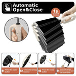 PALAY Umbrella for Men and Women with 50 in Canopy featuring 10 Dual Ribs and Reflective Strap