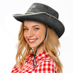 PALAY Sun Hats for Women with 9.5 cm Wide Brim and Detachable Neck Flap | Adjustable Fit for Outdoor Use