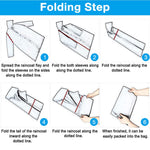 PALAY Rain Coat for Outdoor Use with Snap Button Closure and Drawstring Hood | 6PCS EVA Waterproof Free Size Black