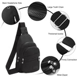 PALAY Crossbody Bags for Women featuring Three Zippered Pouches and Waterproof Nylon | Ideal for Daily Outings