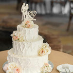 PALAY® Wedding Cake Topper Decorative Mr and Mrs Cake Topper for Wedding Cake Shining Rhinestone Embellishment Couple Cake Topper For Wedding, Engagement, Bridal Shower, Anniversary