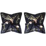 PALAY Scarf Square for Women featuring 35 x 35 in design and satin silk like navy blue style