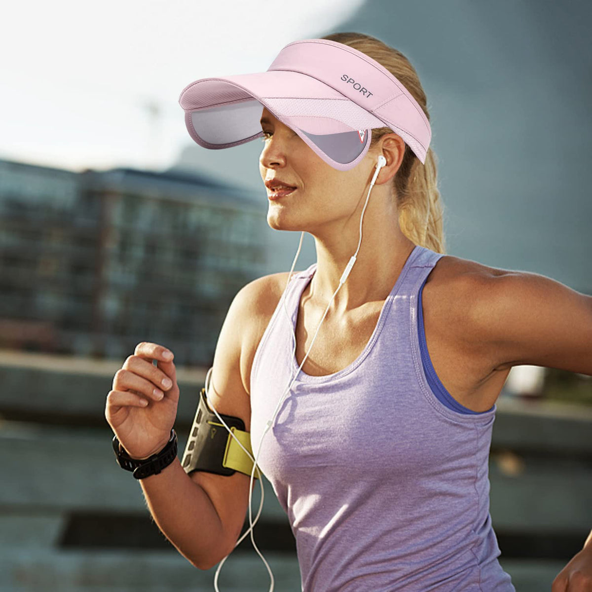 PALAY Sun Visor Hats for Women with Retractable Brim and Breathable Fabric | Adjustable Fit