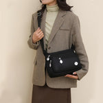 PALAY Womens Crossbody Bag featuring Multipocket Design and Adjustable Strap Black 25x21x10cm