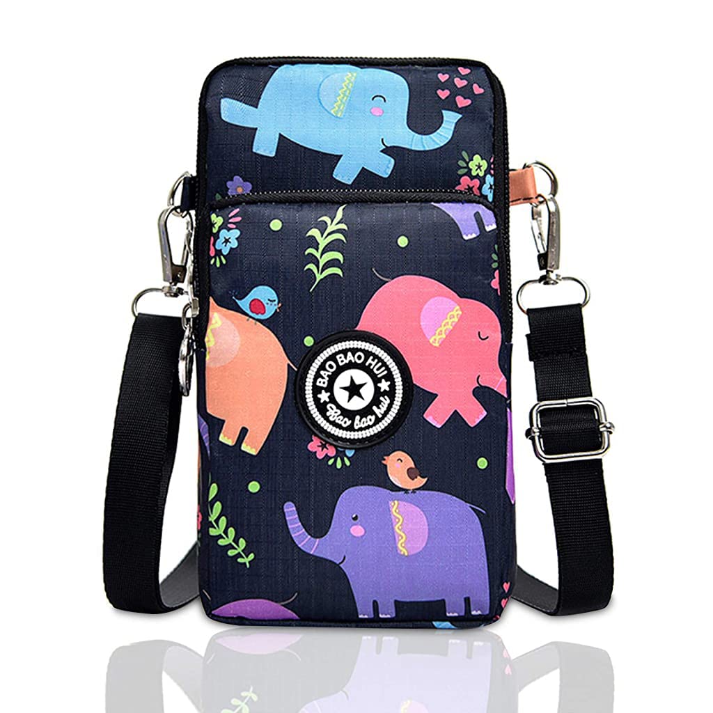 PALAY Women Sling Bag for Daily Use featuring 3 Zipper Pouches and Detachable Strap Blue