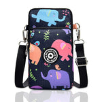 PALAY Women Sling Bag for Daily Use featuring 3 Zipper Pouches and Detachable Strap Blue