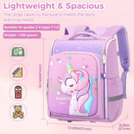 PALAY Unicorn Backpack for Kids featuring 31×21×41 cm Large Capacity EVA Waterproof Design | Ideal School Gift for Girls