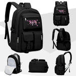 PALAY Blackpink Backpack for School with 15.6 inch Laptop Compartment and USB Port | 18L Oxford Bag