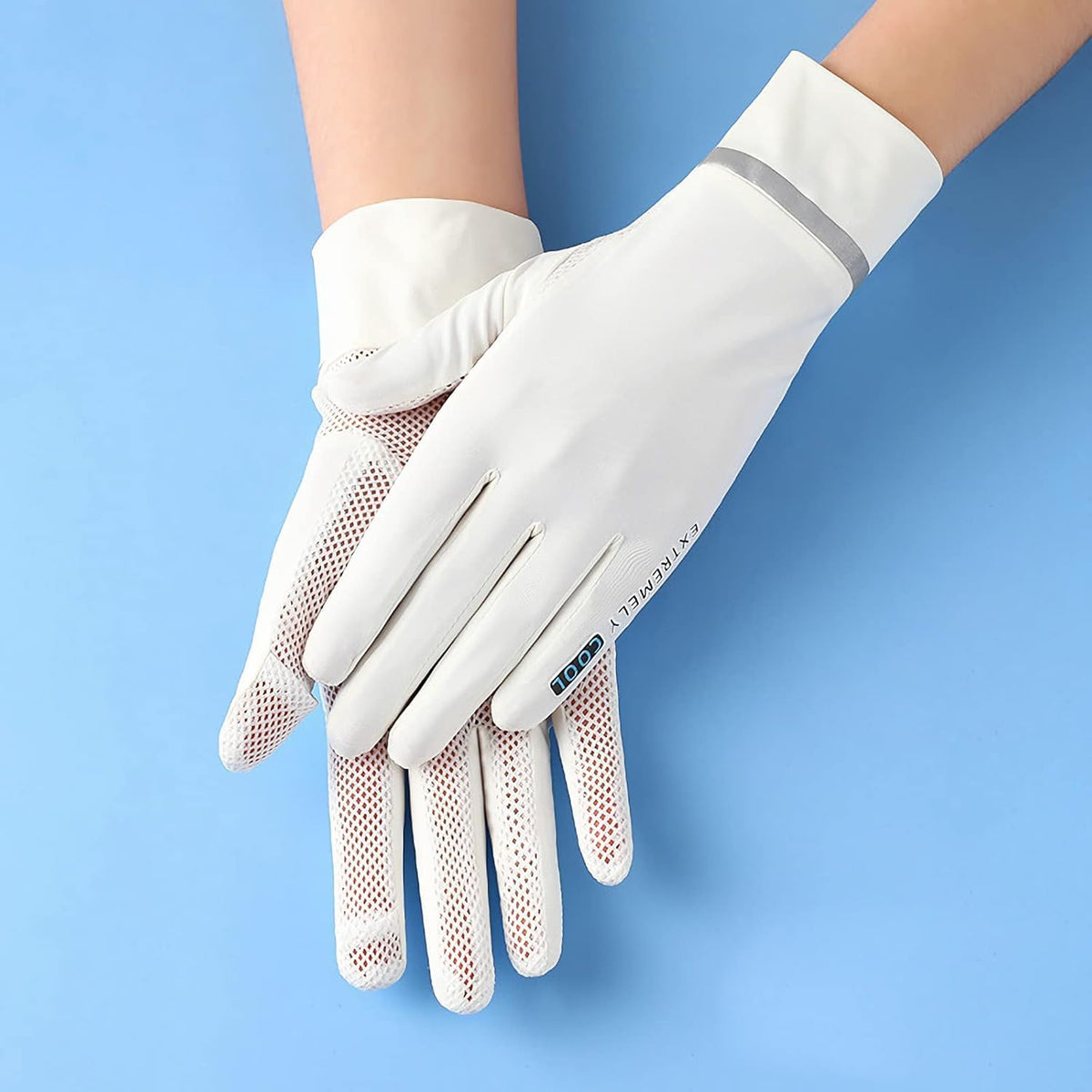 PALAY Hand Gloves for Sun Protection with UPF 50 and Open-Fingertip Design | Ice-Silk Breathable Gloves for Women