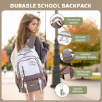 PALAY School Backpack for Girls featuring Multi Compartments and Padded Straps Fits 16 Inch Laptop