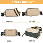 PALAY Sling Bags for Women for Daily Travel and Office with Dual Zippers 19×12 cm Featuring PU Leather and Detachable Strap | Stylish Gift Purse