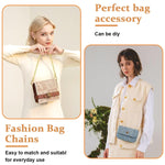 PALAY® Gold Purse Chain, 5PCS Crossbody Chain Strap, Gold Belt Chain, Chain Replacement Accessories, Purse Extender Strap for Crossbody Bags, Purses, Handbags - 5 Sizes